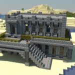 【マイクラ】サバイバル拠点の作り方！石をメインにしたおしゃれな家！【建築講座】