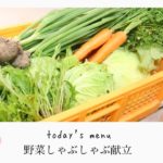 新鮮野菜で絶品!野菜しゃぶしゃぶ【食べるダイエット】