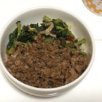 夕食 そぼろ丼(^^)レシピもあるよ