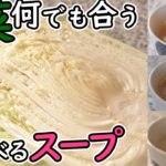 白菜を使った【野菜を食べるスープの作り方】ダイエットレシピ3選