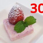 いちごクリチケーキ【リアル30秒クッキング】（一品料理/デザート/スイーツ/時短簡単レシピ）