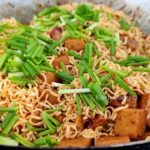 イエローヌードルフライチリレシピ/スパイシーな麺料理PATEのレシピ