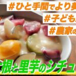 【大根×シチュー】彩り大根と里芋のシチュー 〜農家のレシピ〜