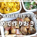 【買い物リスト付】副菜まとめて作りおきレシピ5品 PART3