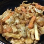 野菜かき揚げ丼の作り方教えます❤️