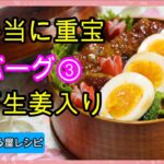 お弁当に重宝★ネギ生姜入り鶏バーグ