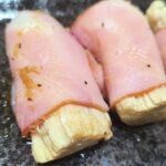 ベーコンえのき巻き【お弁当おかず】トースターで作る時短で簡単なきのこレシピを紹介!巻くだけなのにめっちゃ美味しい!最高の組み合わせなタレの作り方も解説します