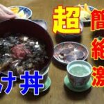 【超簡単・絶品・激安】アジの漬け丼の作り方・佐渡島発!