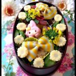 【作り置き】を詰めました　マイメロ弁当のスライド　レシピはクックパッド　＃クックパッド＃作り置き＃キャラ弁