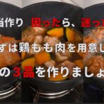 【お弁当作り】鶏もも肉を3つの調理法で作り、お弁当のバリエーションを広げます。