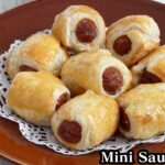 ミニソーセージパイの作り方☆冷凍パイシートで簡単♪お弁当のおかずに☆レンジで簡単ソースもご紹介♪-How to make Mini sausage pie-【料理研究家ゆかり】【たまごソムリエ友加里】