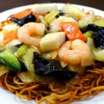 海鮮あんかけ焼きそばの作り方【シーフードミックス版レシピ】