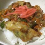 キャベツひき肉ピリ辛丼の作り方教えます❤️
