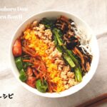 七色そぼろ丼レシピ・作り方／ばあちゃんの料理教室