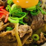 簡単レシピ　牛丼　男飯　丼研