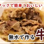 無水で簡単!ホットクックで美味しい牛丼ができました