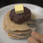 『あんこパンケーキ』 グルテンフリー 米粉 スイーツ 小豆 和菓子 ヴィーガン 簡単レシピ