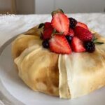 [オーブンなし] レアチーズのクレープ包みケーキ作り方 No oven Rare cheese crepe cake 레어 치즈 크레페 케이크