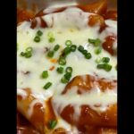 とり〜りチーズともっちもち餅、生麺がよく合います | チーズラッポッキ / ラッポッキ レシピ / トッポギ レシピ #Shorts