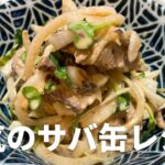 人気のサバ缶レシピ　サバ缶の新たまサラダの作り方