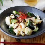 【きゅうりと長芋の梅塩こんぶあえ】包丁いらずでスピード副菜！叩いて和えるだけ♪