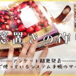 【システム手帳】付箋置きの作り方/「メインで使っているシステム手帳のサイズは？」【アンケート結果発表】