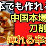 日本で本場の中華麺を作ってみた！【四川風マーラー刀削麺】