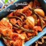 【ヘルシーレシピ】豆腐ミートと野菜のBBQソースオーブン焼き