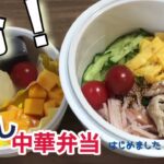 【お弁当】冷やし中華弁当の作り方 コツ 時短で作る保冷弁当【ランタス カフェ丼ランチ HLB-CD620 アスベル】bento box