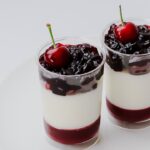 アメリカンチェリーのグラスデザートの作り方 / How to make bing cherry jelly & blanc manger (字幕解説）【世界一美味い】