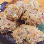 【簡単お弁当おかず】豚こま作り置きおかずの作り方!豚こまで作る揚げないトンカツがボリュームMAXでめっちゃ美味しいのでレシピを紹介します【旦那弁当】