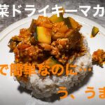 【時短で簡単なのに美味しい！】夏野菜ドライキーマカレーの作り方(レシピ付き)/時間ない時はこれで優勝