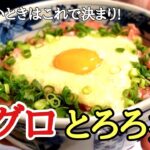 食欲無くてもこれならいける！マグロとろろ丼の作り方！味噌汁付き !