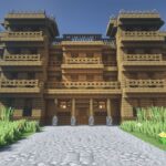 【マイクラ】マルフォイの屋敷の作り方！木材をメインにした大きな家！