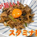 【料理レシピ】スタミナ豚丼