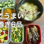 【作り置きレシピ】旬の野菜で作る1週間分の副菜おかず【簡単レシピ】