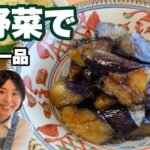 夏野菜で簡単おつまみ♪とろっとろナスの田舎風【簡単レシピ】
