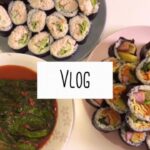 일본일상|화이트크림스튜만들기|김밥만들기|キムぱ作り方|唐辛子🌶キンパ|韓国スーパー|ブルダック麺挑戦|ホワイトクリームシチュー作り|一人暮らし