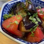 【トマト茄子】ポン酢でサッパリ副菜作り【簡単なマリネの作り方】