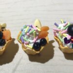【ミニチュアスイーツの作り方】100均で作る樹脂粘土カップケーキ