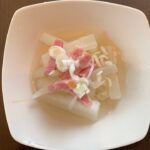 【料理#5】~夕飯レシピ~副菜一品~大根とベーコンの鶏ガラ煮~