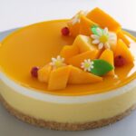 【オーブンなし】マンゴーレアチーズケーキの作り方 | ASMR スイーツ ムースケーキ お菓子作り