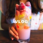 SUB)簡単レシピで手作りスイーツを作って食べる/食事VLOG/ヘルシーなハニーゼリーパフェ作り