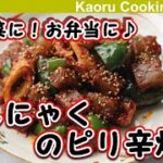 【常備菜に!お弁当に♪ 】こんにゃくのピリ辛炒め-Spicy stir-fried konjac