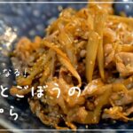 メインにもなる！豚肉とごぼうのきんぴらのレシピ【お弁当】＃TALK