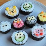 【お弁当】かわいいキャラクター海苔巻きの作り方／幼稚園のお弁当にも！【obento】
