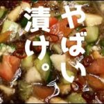 【くまの限界食堂レシピ再現】野菜を切って漬けるだけで大量に食べれる。野菜漬け。