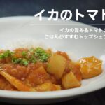 【トップシェフの簡単レシピ】ごはんがすすむ「イカのトマト煮丼」イカの旨み＆まろやか酸味｜川手寛康シェフ