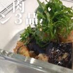 [夏野菜]なすを使ったメインおかず３品/簡単レシピ動画