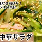 春雨中華サラダ　お酢でさっぱり爽快！　春雨レシピ　副菜レシピ